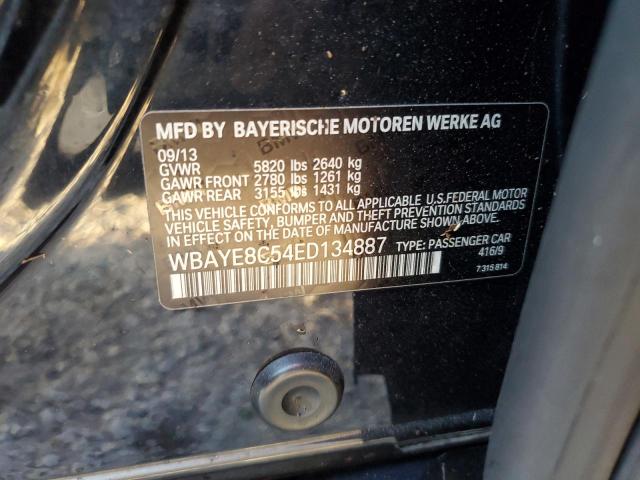 Photo 9 VIN: WBAYE8C54ED134887 - BMW 7 SERIES 