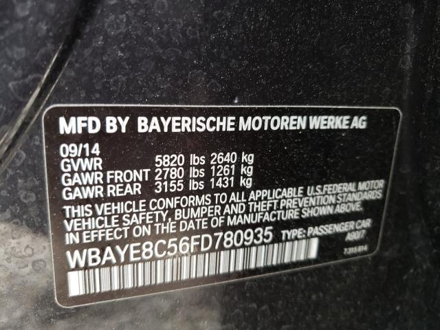 Photo 9 VIN: WBAYE8C56FD780935 - BMW ALPINA B7 