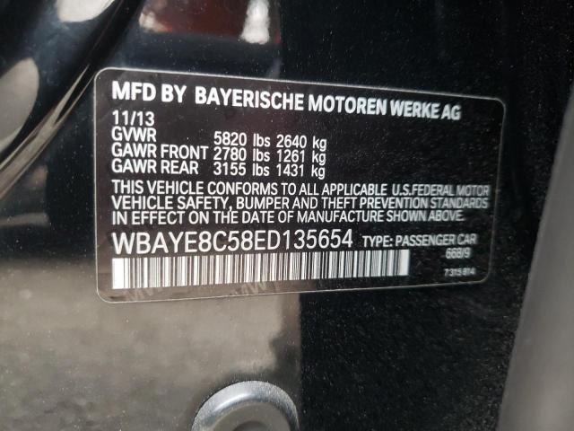 Photo 9 VIN: WBAYE8C58ED135654 - BMW 750 LI 