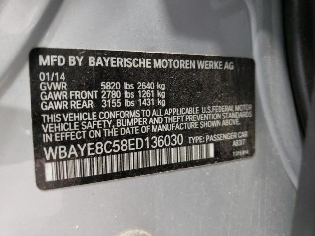 Photo 9 VIN: WBAYE8C58ED136030 - BMW 750LI 