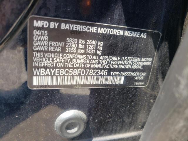 Photo 12 VIN: WBAYE8C58FD782346 - BMW 7 SERIES 