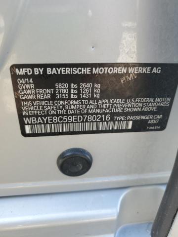 Photo 11 VIN: WBAYE8C59ED780216 - BMW 750LI 