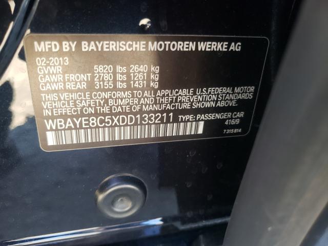 Photo 9 VIN: WBAYE8C5XDD133211 - BMW 750 