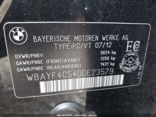 Photo 8 VIN: WBAYF4C54DDE23579 - BMW 740LI 