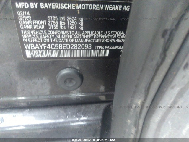 Photo 8 VIN: WBAYF4C58ED282093 - BMW 7 