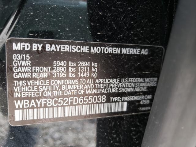 Photo 9 VIN: WBAYF8C52FD655038 - BMW 750 LXI 