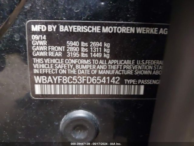 Photo 8 VIN: WBAYF8C53FD654142 - BMW 750LI 