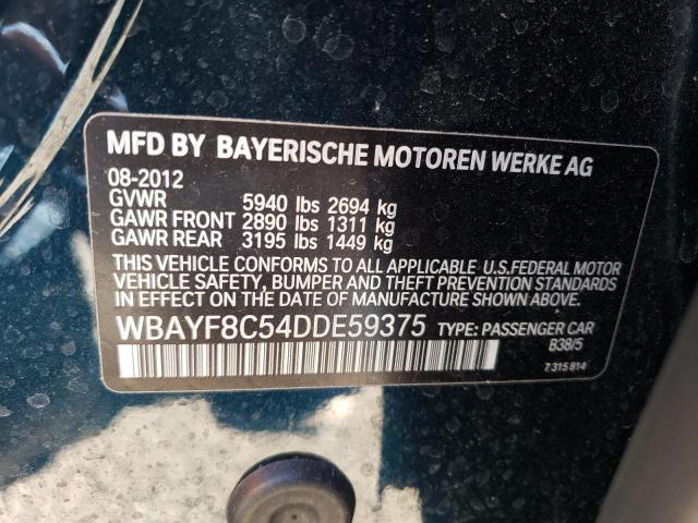 Photo 11 VIN: WBAYF8C54DDE59375 - BMW 7 SERIES 