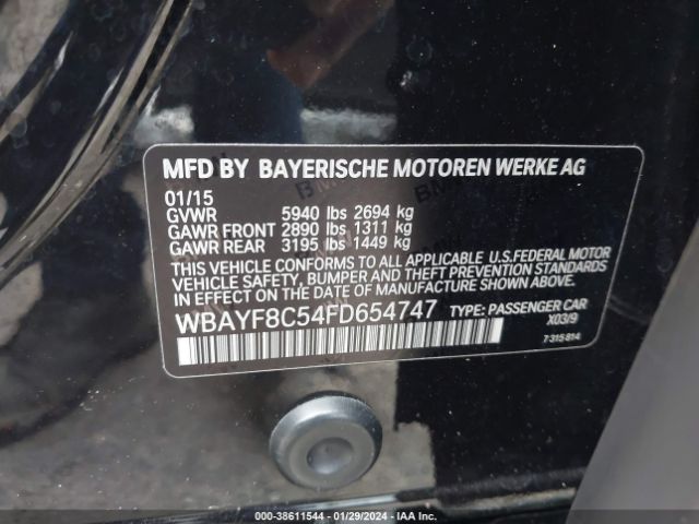 Photo 8 VIN: WBAYF8C54FD654747 - BMW 750LI 