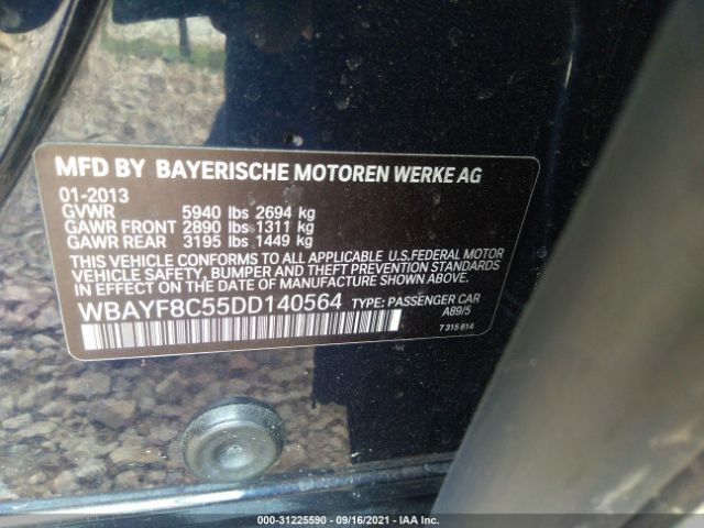 Photo 8 VIN: WBAYF8C55DD140564 - BMW 7 