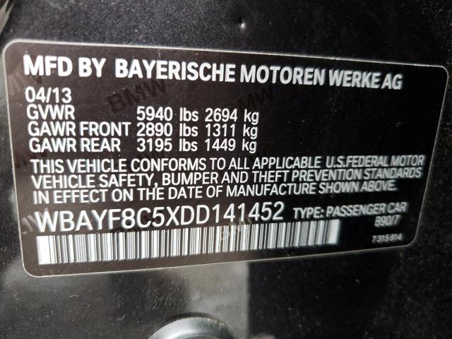 Photo 12 VIN: WBAYF8C5XDD141452 - BMW 7 SERIES 