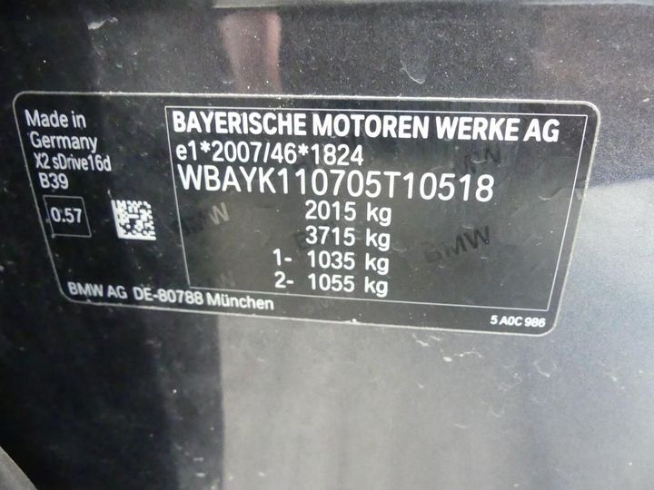 Photo 2 VIN: WBAYK110705T10518 - BMW X2 