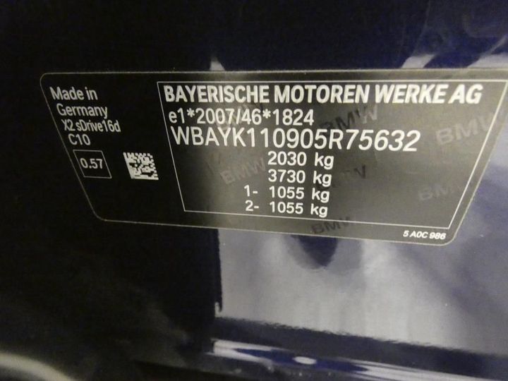 Photo 4 VIN: WBAYK110905R75632 - BMW X2 