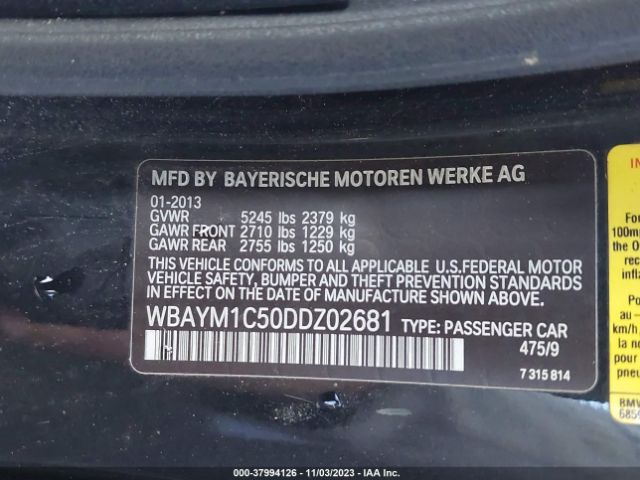 Photo 8 VIN: WBAYM1C50DDZ02681 - BMW 650I 