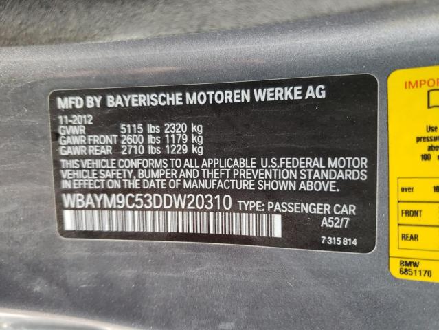 Photo 9 VIN: WBAYM9C53DDW20310 - BMW 650 I 