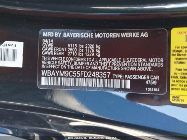 Photo 8 VIN: WBAYM9C55FD248357 - BMW 650I 