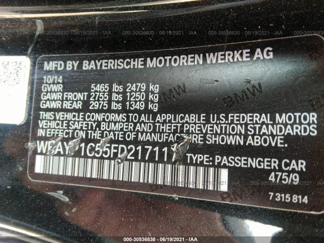 Photo 8 VIN: WBAYP1C55FD217117 - BMW 6 