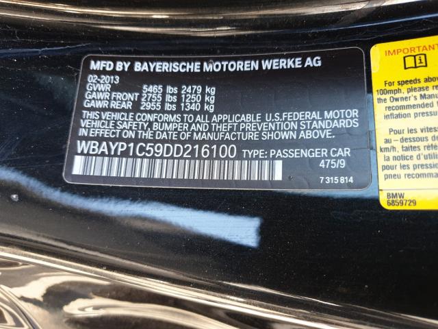 Photo 9 VIN: WBAYP1C59DD216100 - BMW 650 XI 