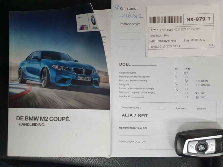 Photo 20 VIN: WBS1H91000V987548 - BMW 2 SERIE COUP 