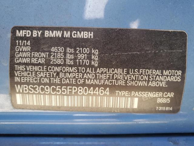 Photo 11 VIN: WBS3C9C55FP804464 - BMW M3 