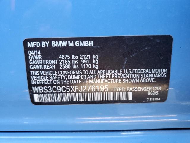 Photo 11 VIN: WBS3C9C5XFJ276195 - BMW M3 