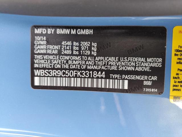 Photo 11 VIN: WBS3R9C50FK331844 - BMW M4 