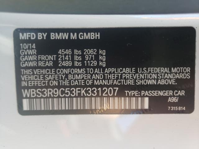 Photo 9 VIN: WBS3R9C53FK331207 - BMW M4 