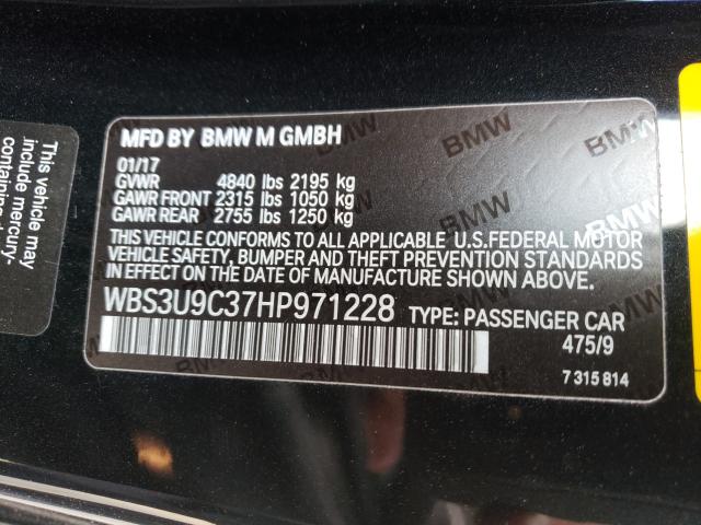 Photo 9 VIN: WBS3U9C37HP971228 - BMW M4 