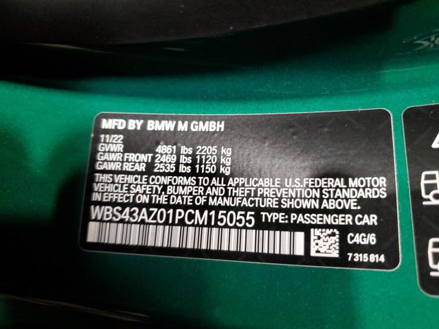 Photo 11 VIN: WBS43AZ01PCM15055 - BMW M4 