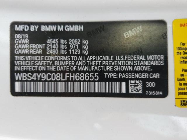 Photo 11 VIN: WBS4Y9C08LFH68655 - BMW M4 