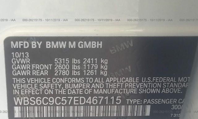 Photo 8 VIN: WBS6C9C57ED467115 - BMW M6 