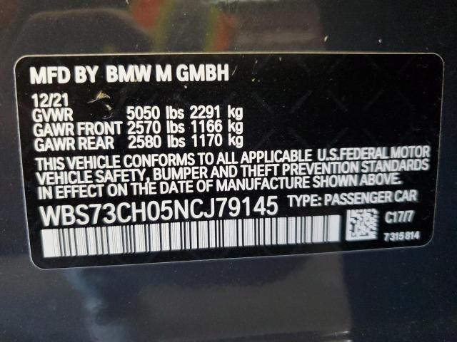 Photo 12 VIN: WBS73CH05NCJ79145 - BMW M5 CS 