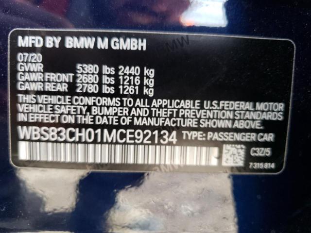 Photo 9 VIN: WBS83CH01MCE92134 - BMW M5 