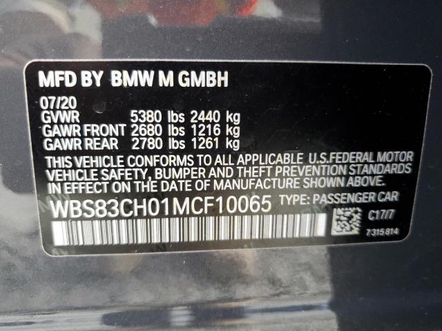 Photo 11 VIN: WBS83CH01MCF10065 - BMW M5 