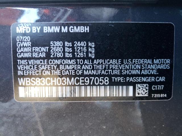 Photo 9 VIN: WBS83CH03MCE97058 - BMW M5 