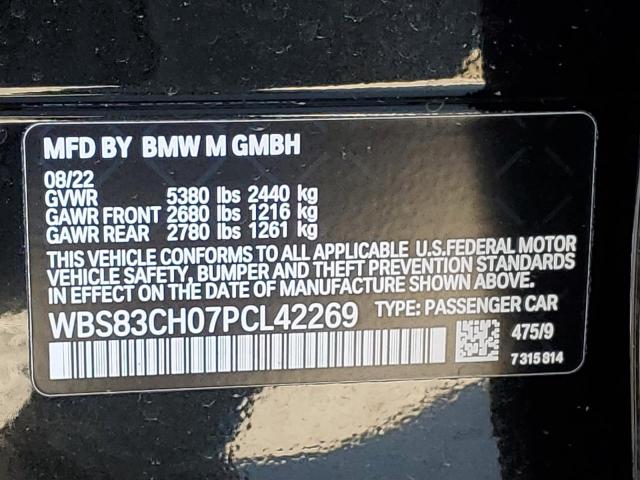 Photo 11 VIN: WBS83CH07PCL42269 - BMW M5 