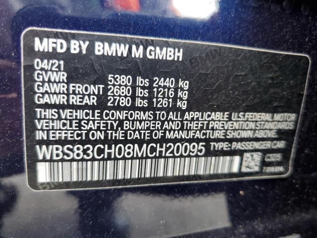 Photo 12 VIN: WBS83CH08MCH20095 - BMW M5 