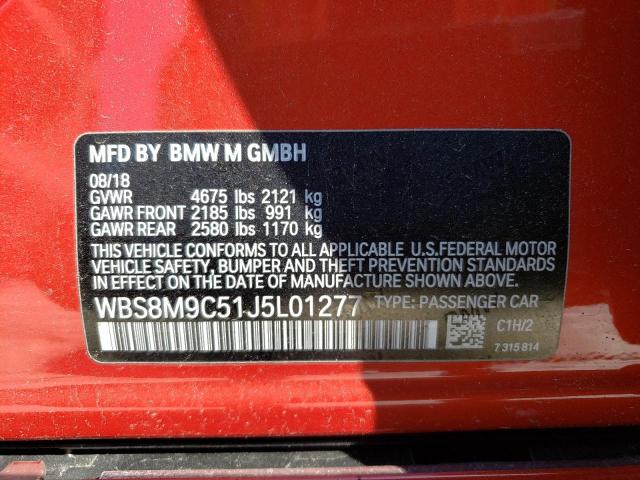 Photo 12 VIN: WBS8M9C51J5L01277 - BMW M3 