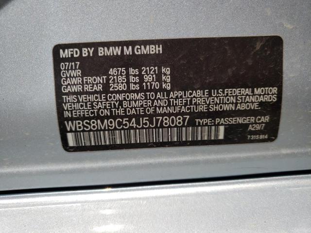 Photo 11 VIN: WBS8M9C54J5J78087 - BMW M3 