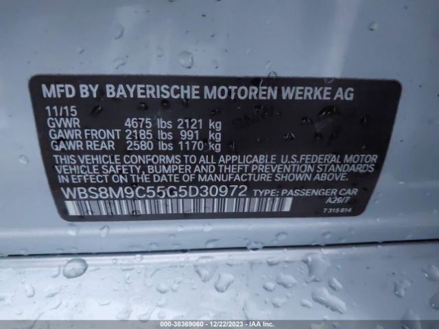 Photo 8 VIN: WBS8M9C55G5D30972 - BMW M3 