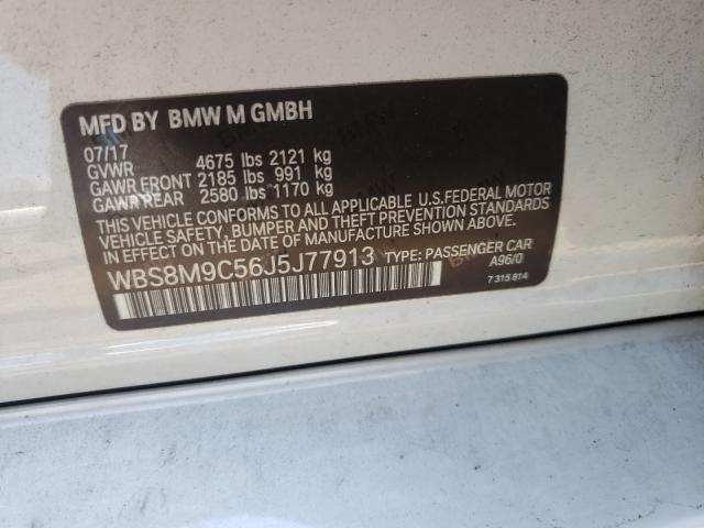 Photo 9 VIN: WBS8M9C56J5J77913 - BMW M3 