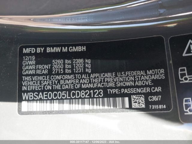 Photo 8 VIN: WBSAE0C05LCD82123 - BMW M8 