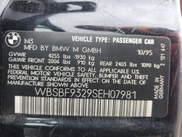 Photo 11 VIN: WBSBF9329SEH07981 - BMW M3 