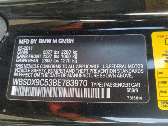 Photo 9 VIN: WBSDX9C53BE783970 - BMW M3 