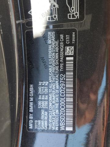 Photo 12 VIN: WBSDZ0C00LCD29752 - BMW M8 