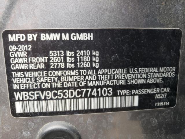 Photo 9 VIN: WBSFV9C53DC774103 - BMW M5 