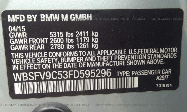 Photo 8 VIN: WBSFV9C53FD595296 - BMW M5 