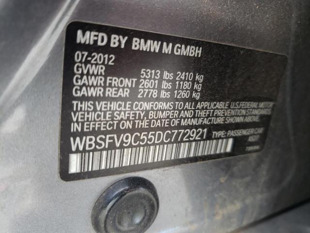 Photo 11 VIN: WBSFV9C55DC772921 - BMW M5 