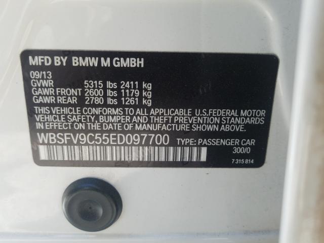 Photo 9 VIN: WBSFV9C55ED097700 - BMW M5 