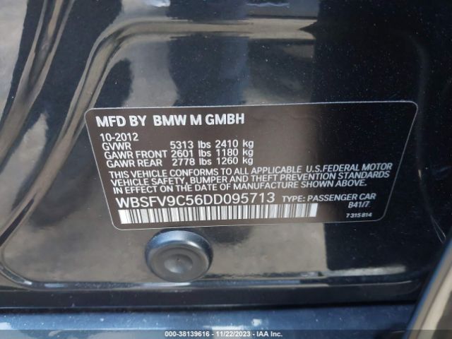 Photo 8 VIN: WBSFV9C56DD095713 - BMW M5 